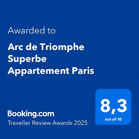 Arc De Triomphe Superbe Appartement Paris Free Netflix 外观 照片