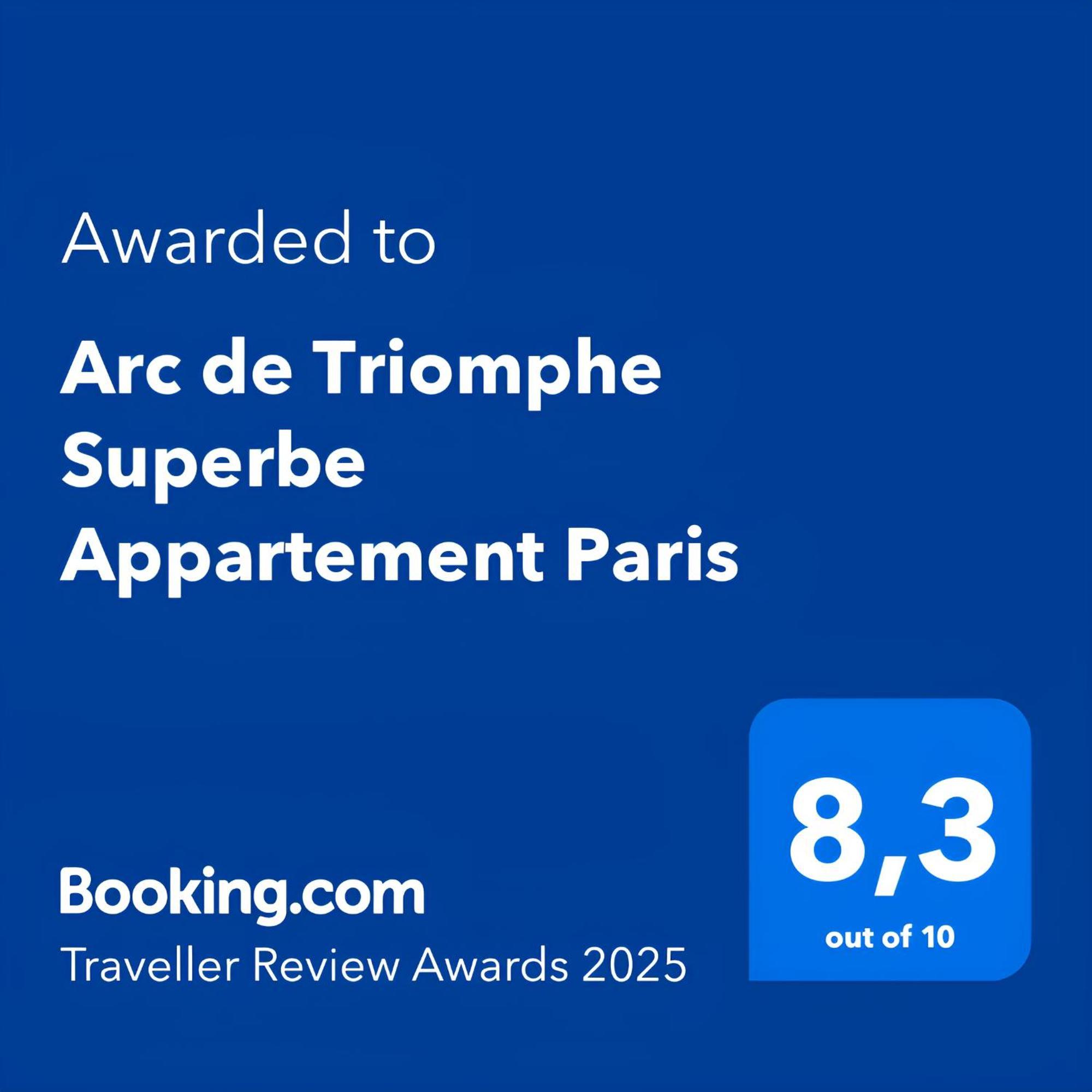 Arc De Triomphe Superbe Appartement Paris Free Netflix 外观 照片